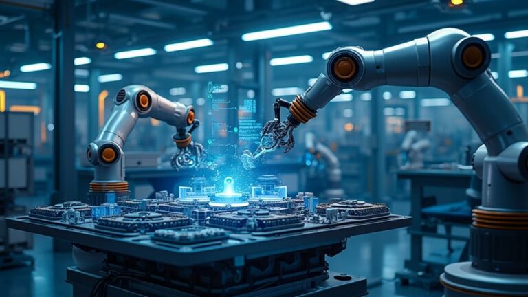 ai enhancing manufacturing robotics efficiency